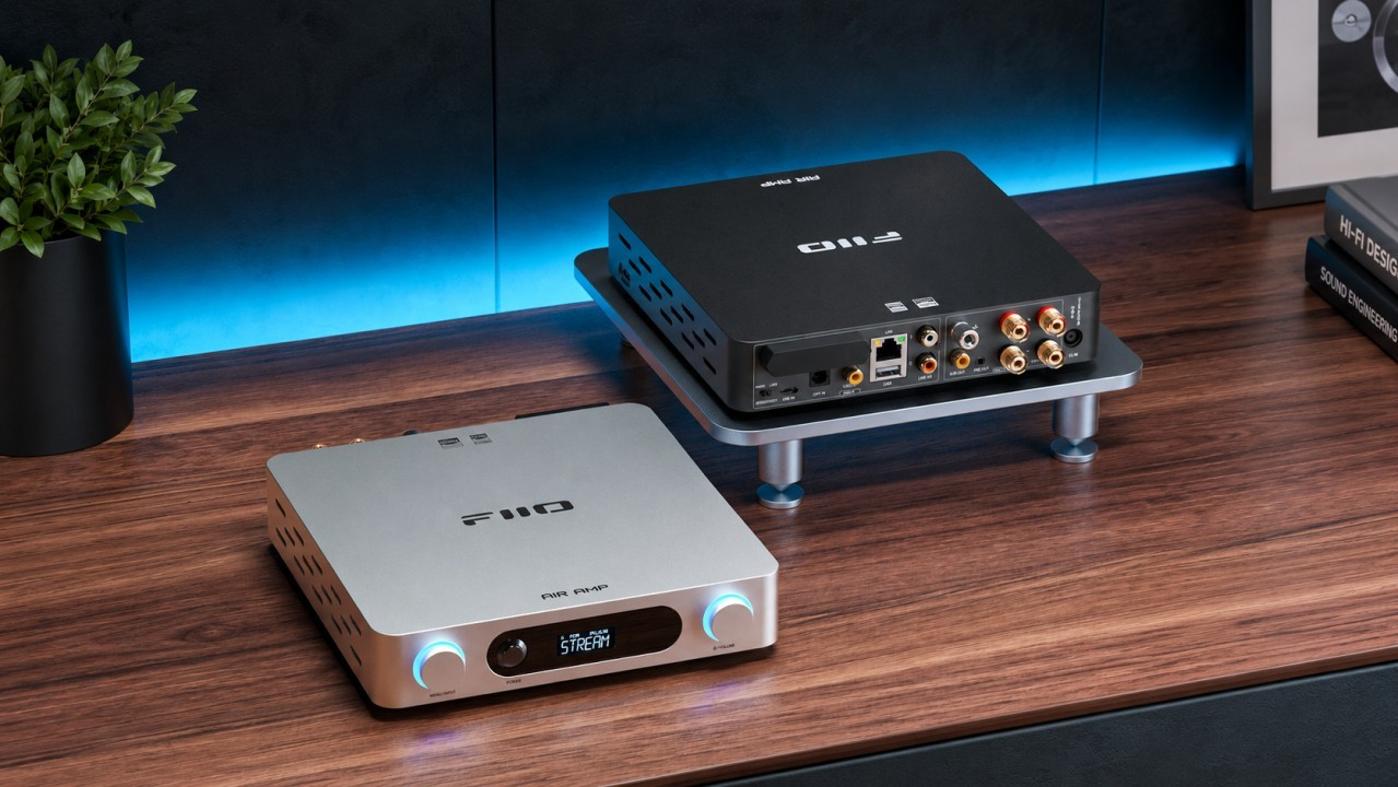 Fiio Air AMP integrert forsterker med streaming i ulike farger lifestyle bilde
