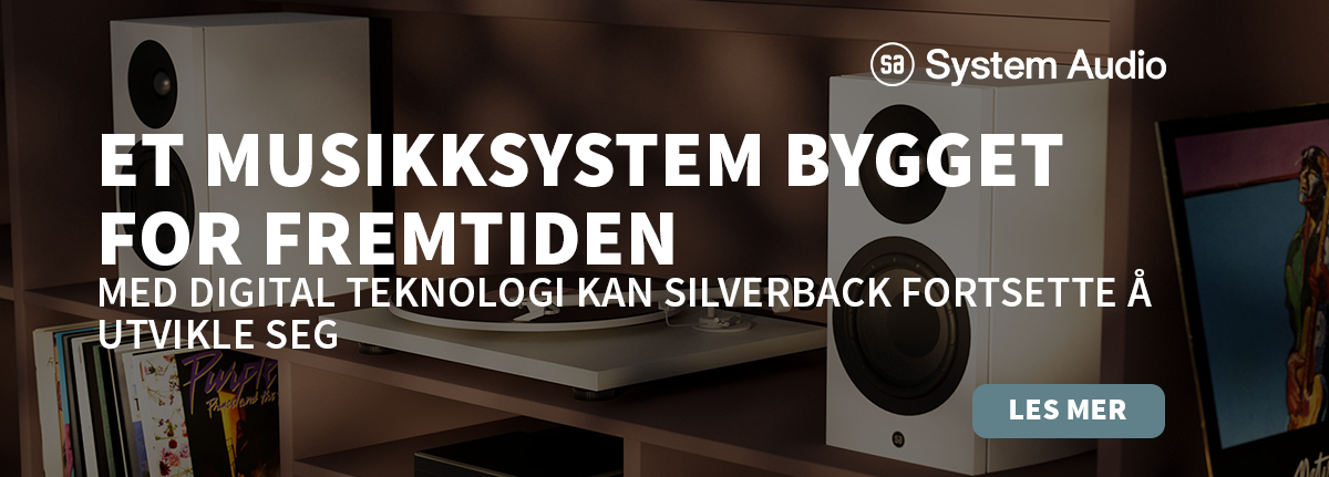 System Audio Silverback trådløstmusikksystem av høyeste kvalitet