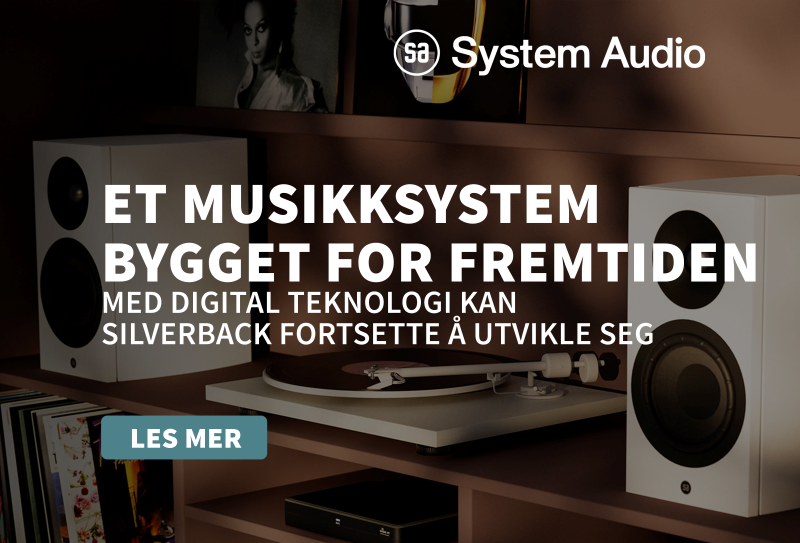 System Audio silverback trådløstmusikksystem av høyeste kvalitet