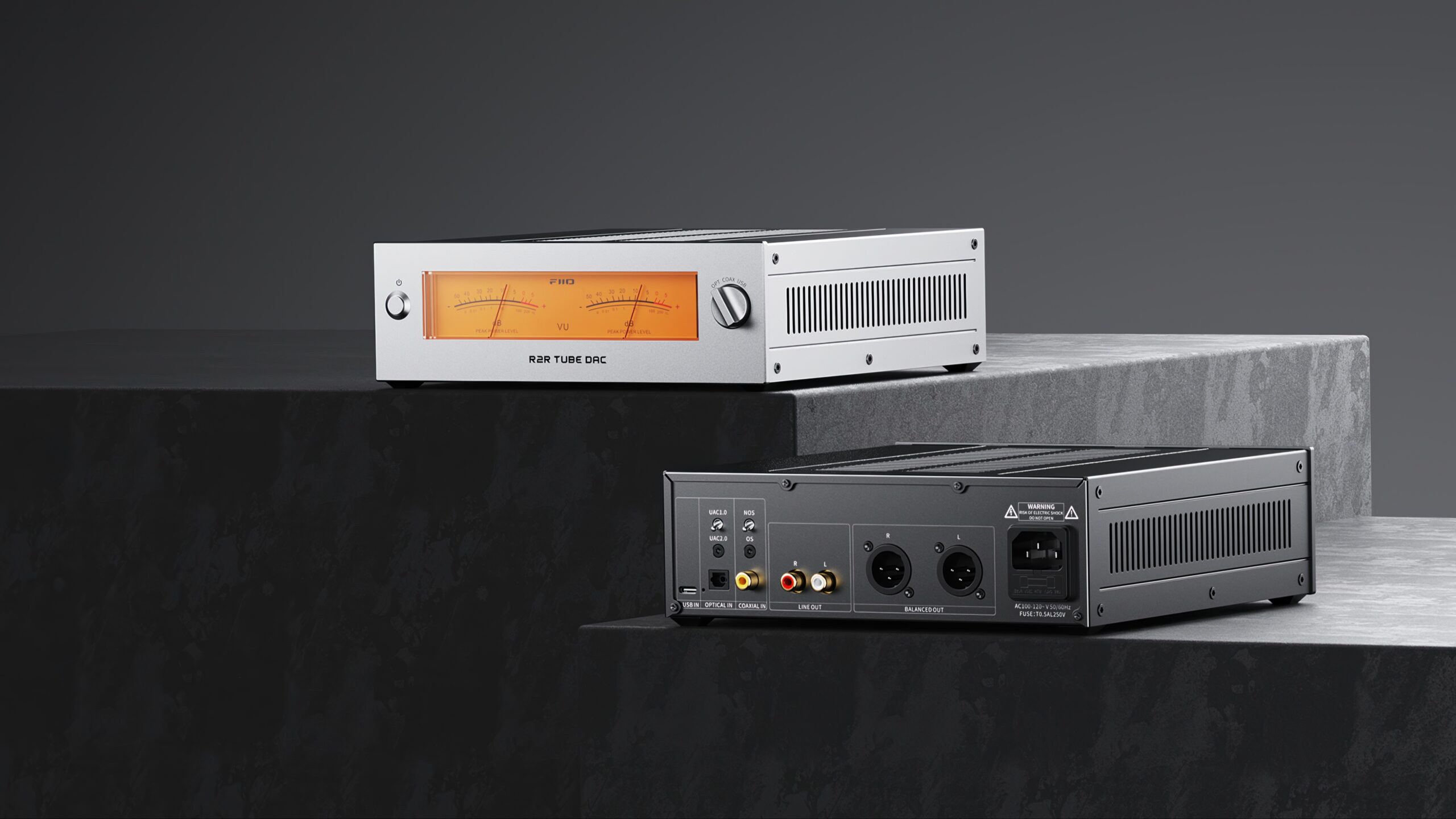 FiiO Warmer R2R - sølv og sort