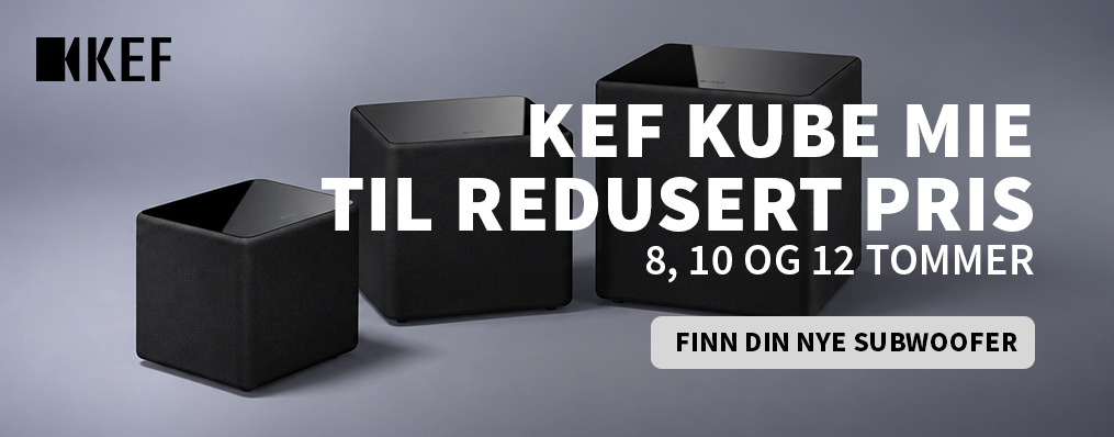Kampanje på Kef kube subwoofer