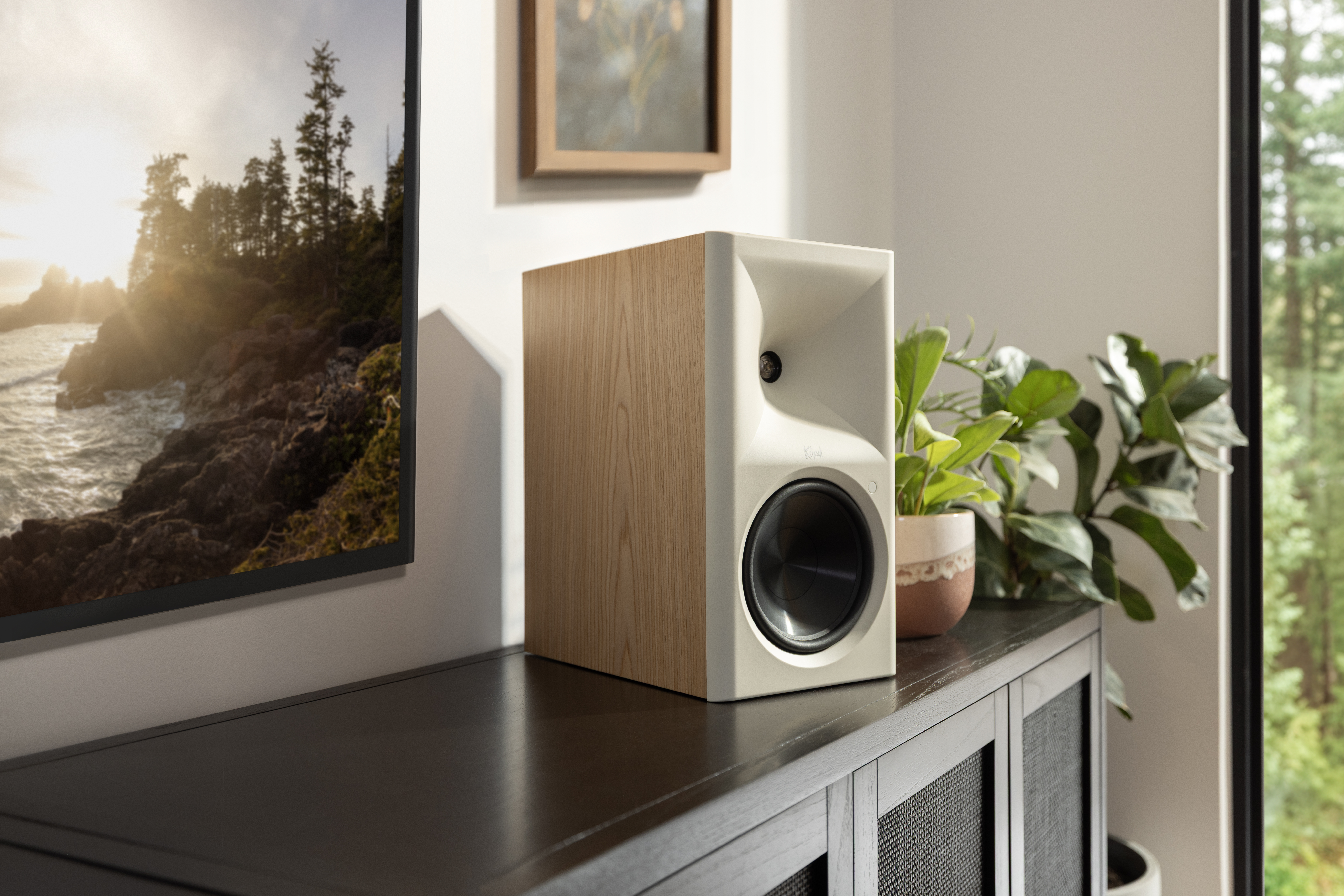 Klipsch The Sevens II lifestyle bilde i stue musikk