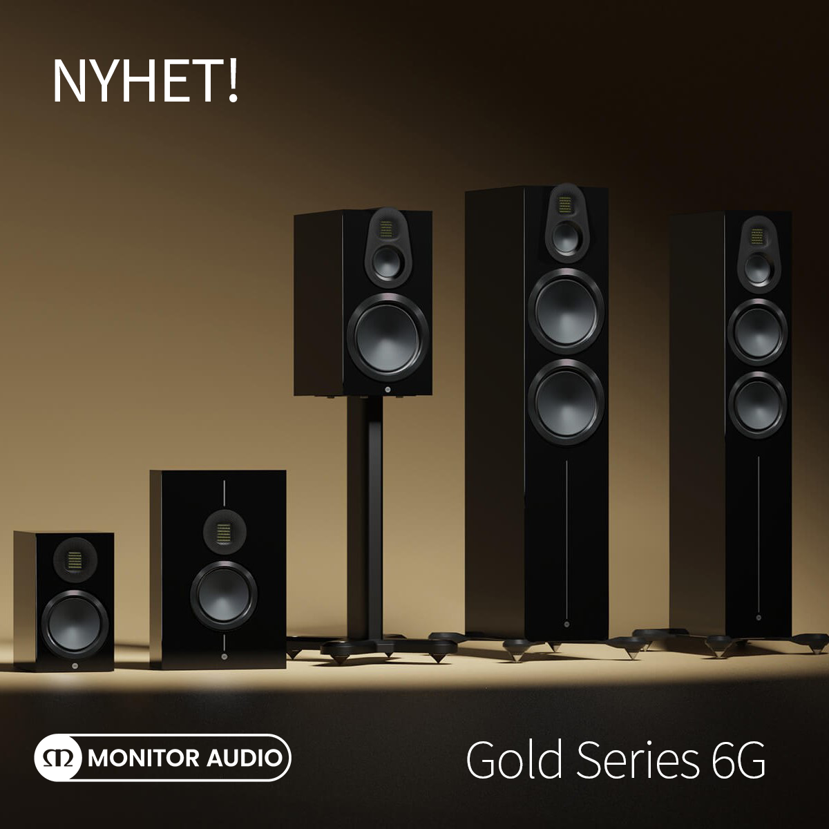 Monitir Audio Gold Series 6G Nyhet hos Soundgarden Lifestyle