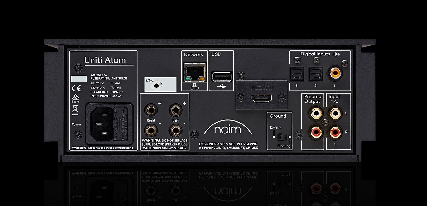 Naim Uniti Atom stereoforsterker m/HDMI ARC
