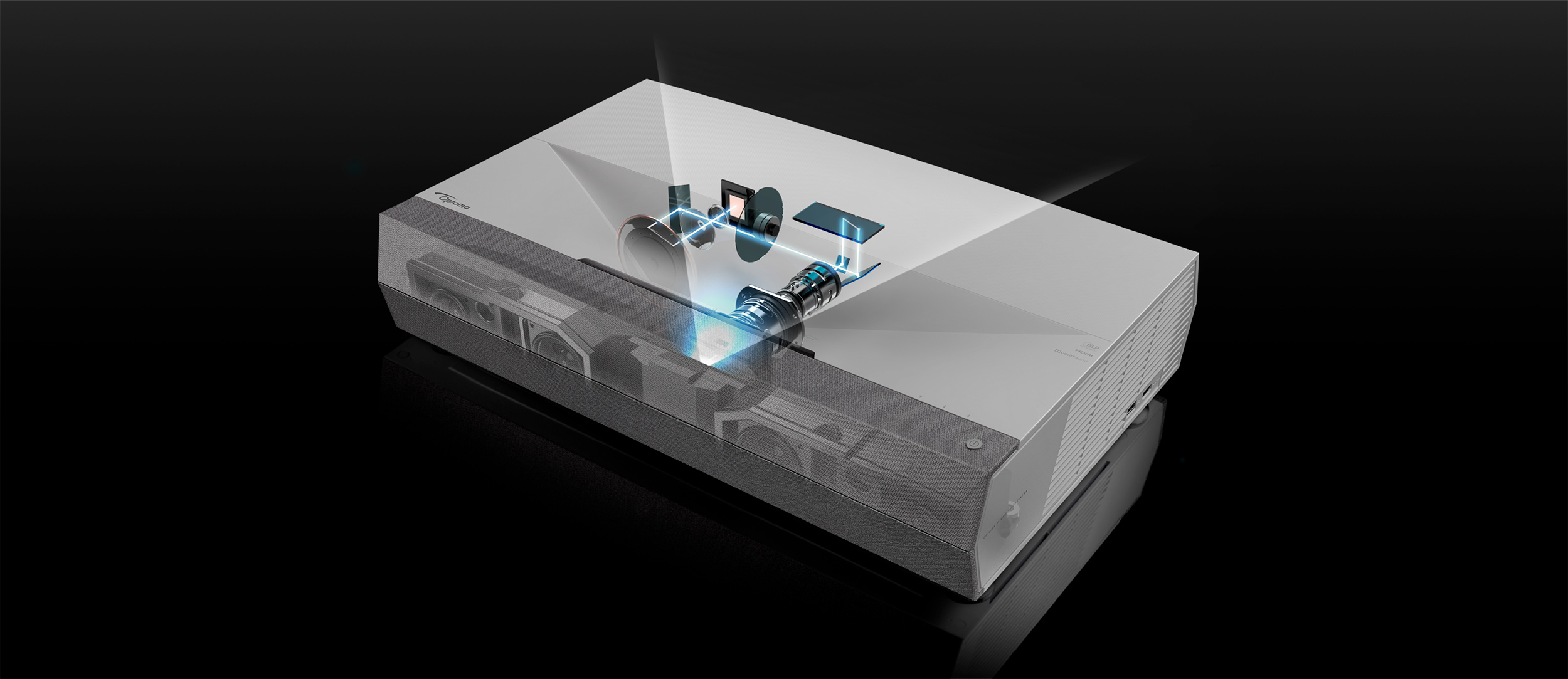 Optoma CinemaX P2 laser teknologi