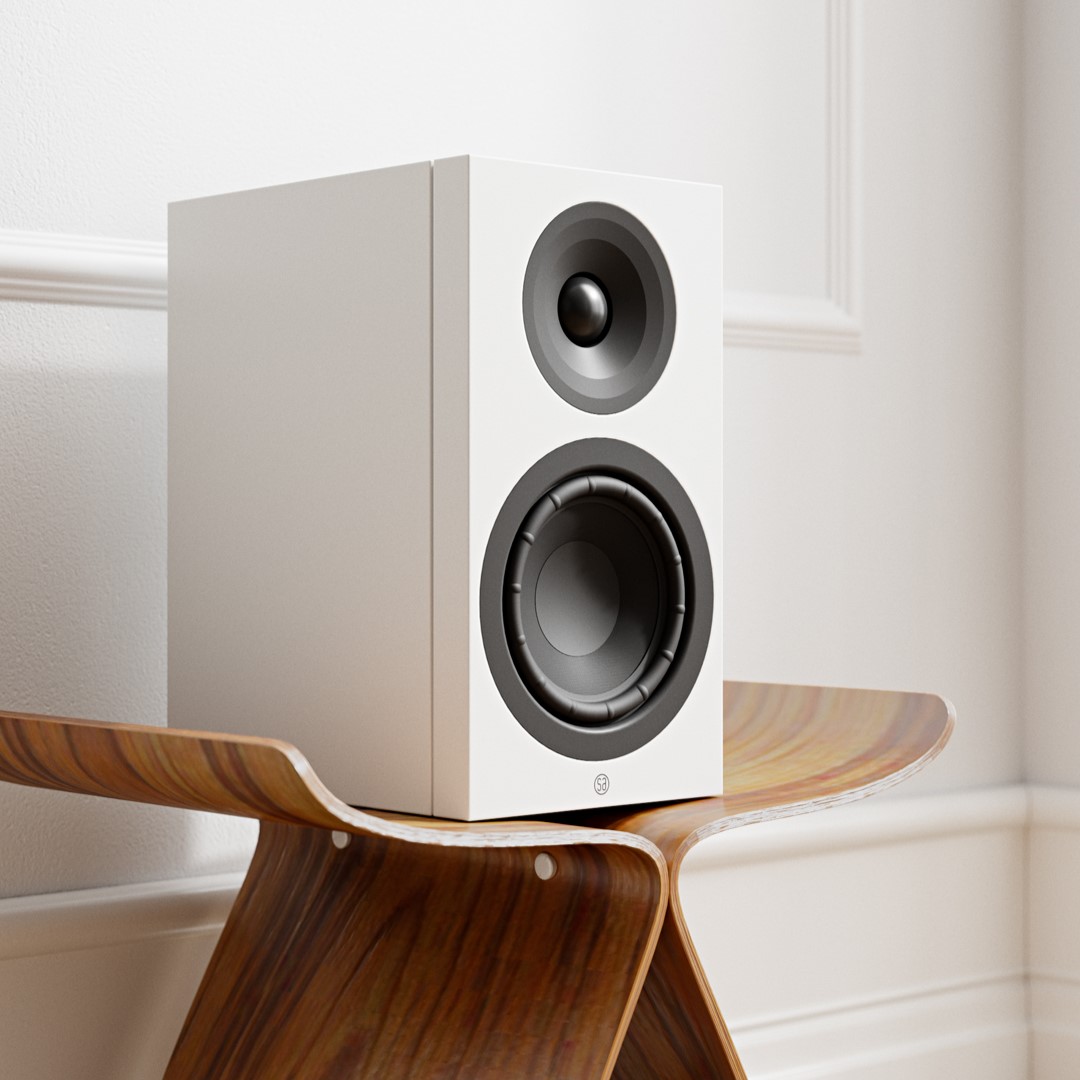 System Audio Signature 5 Lifestyle i en stue høyttaler aktiv