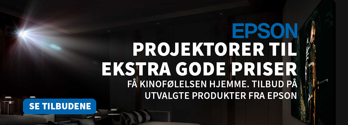 Epson kampanje - tilbud på Epson projektor