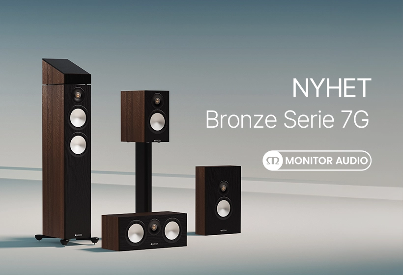 Monitor Audio Bronze 7G serien artikkel bilde banner