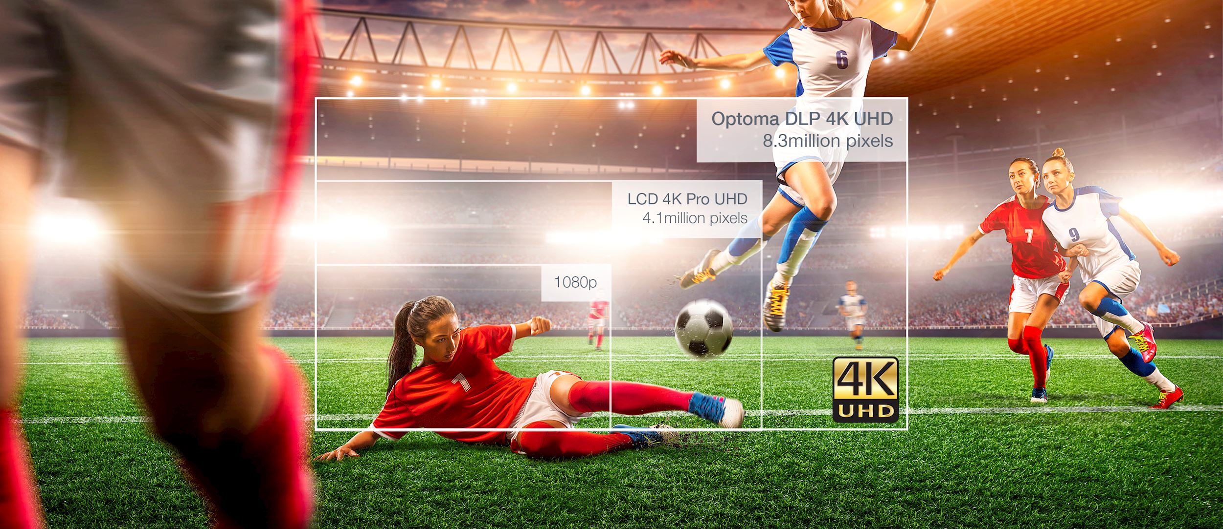 Optoma UHZ36STe 4K UHD Short Throw Projektor