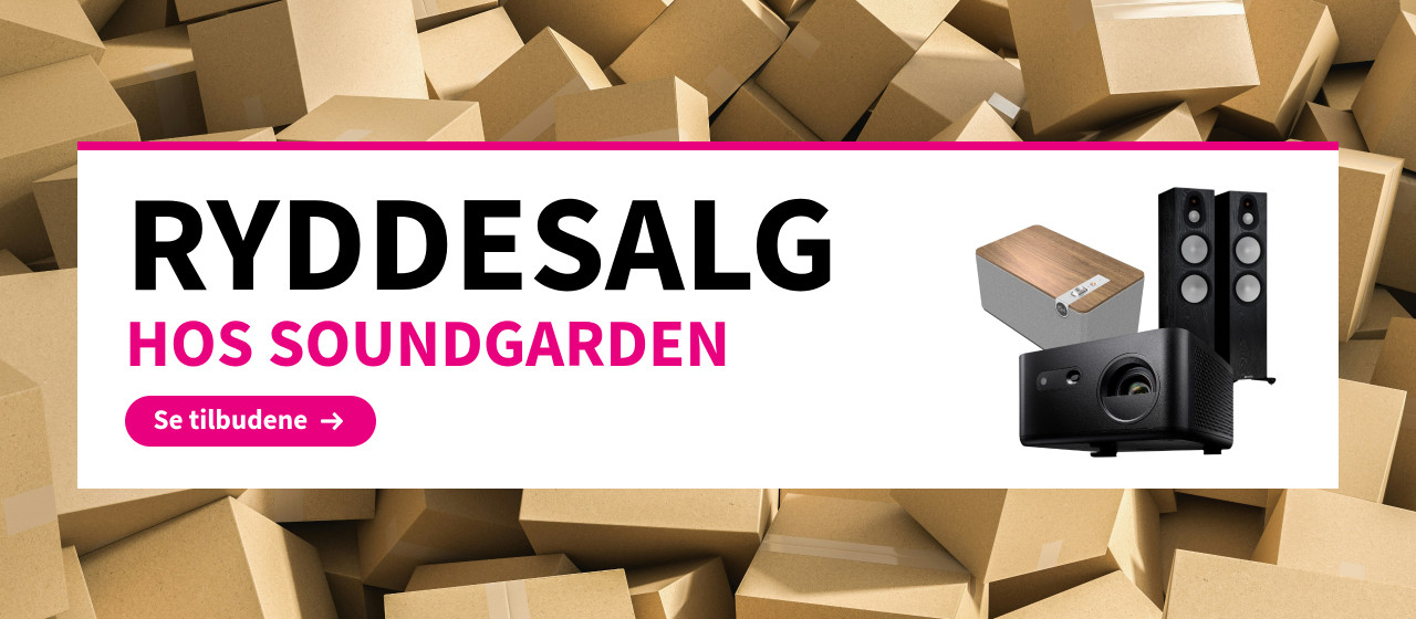 Årets store ryddesalg hos Soundgarden