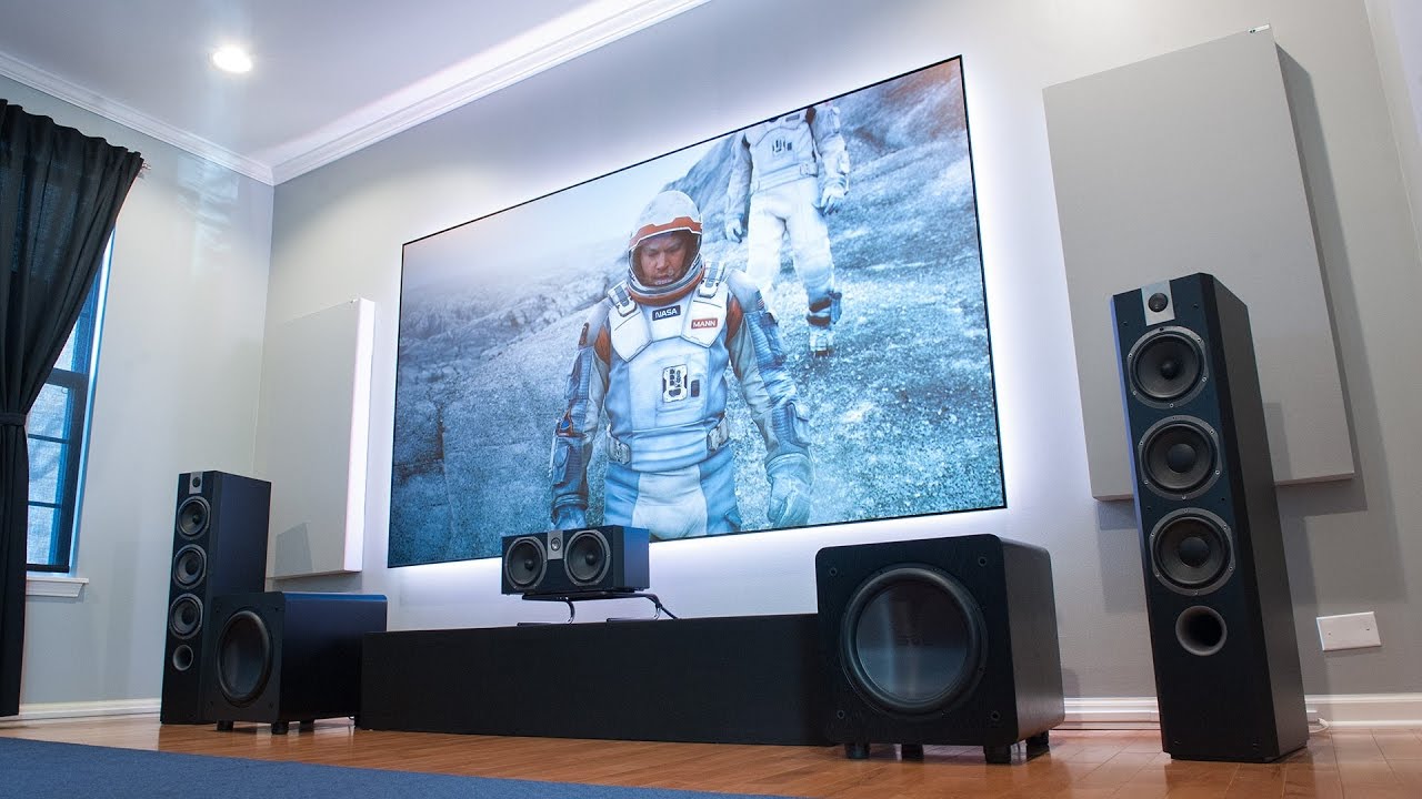 SVS hjemmekino med dobbel subwoofer