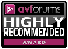 System Audio Silverback 1 - AV Forums Highly Recommended Award