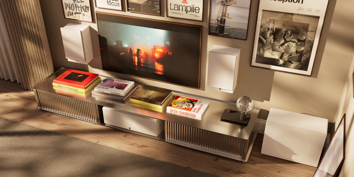 system audio Silverback 1 lifedtyle bilde med tv