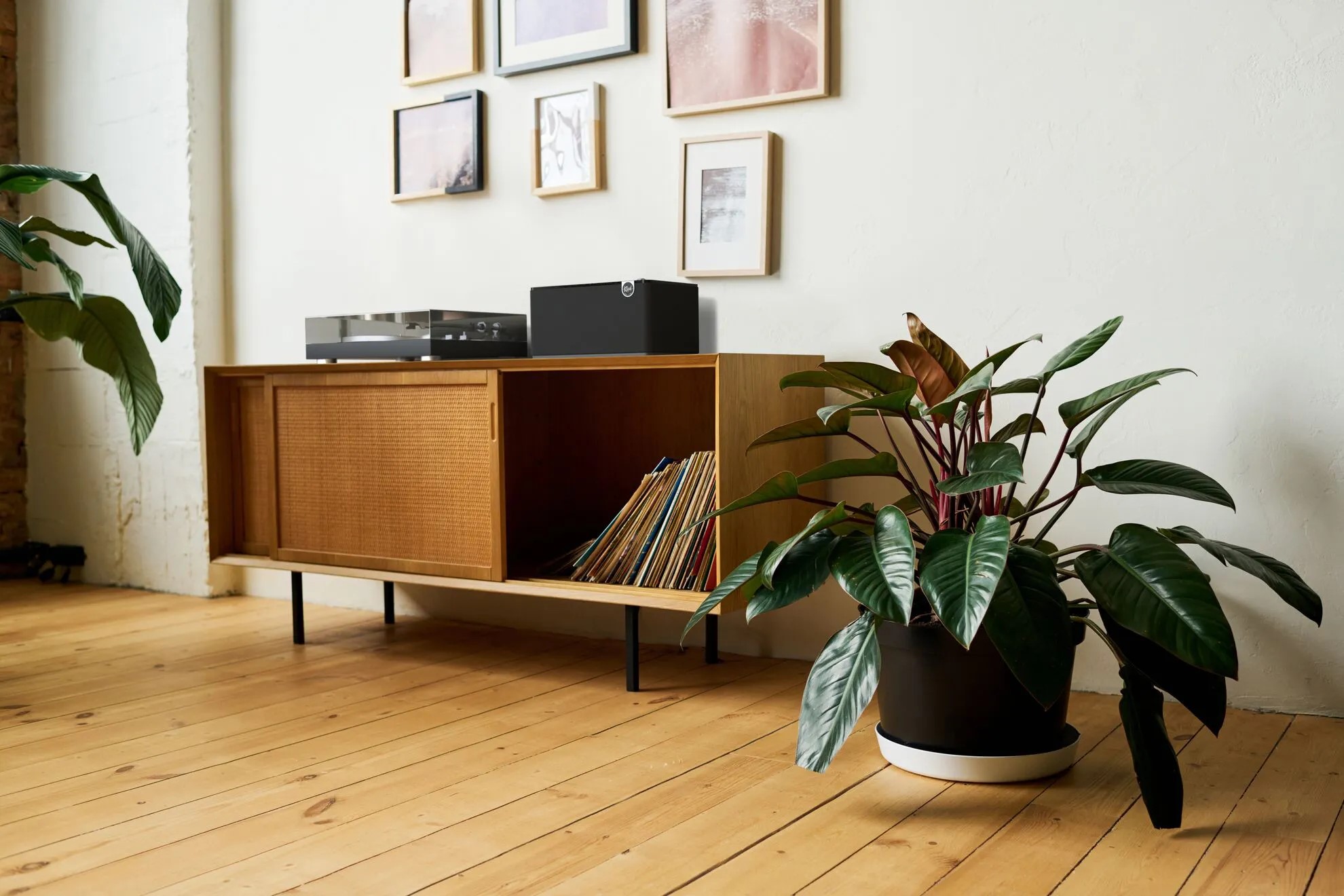 Klipsch the three Plus valnøtt lifestyle bilde sort